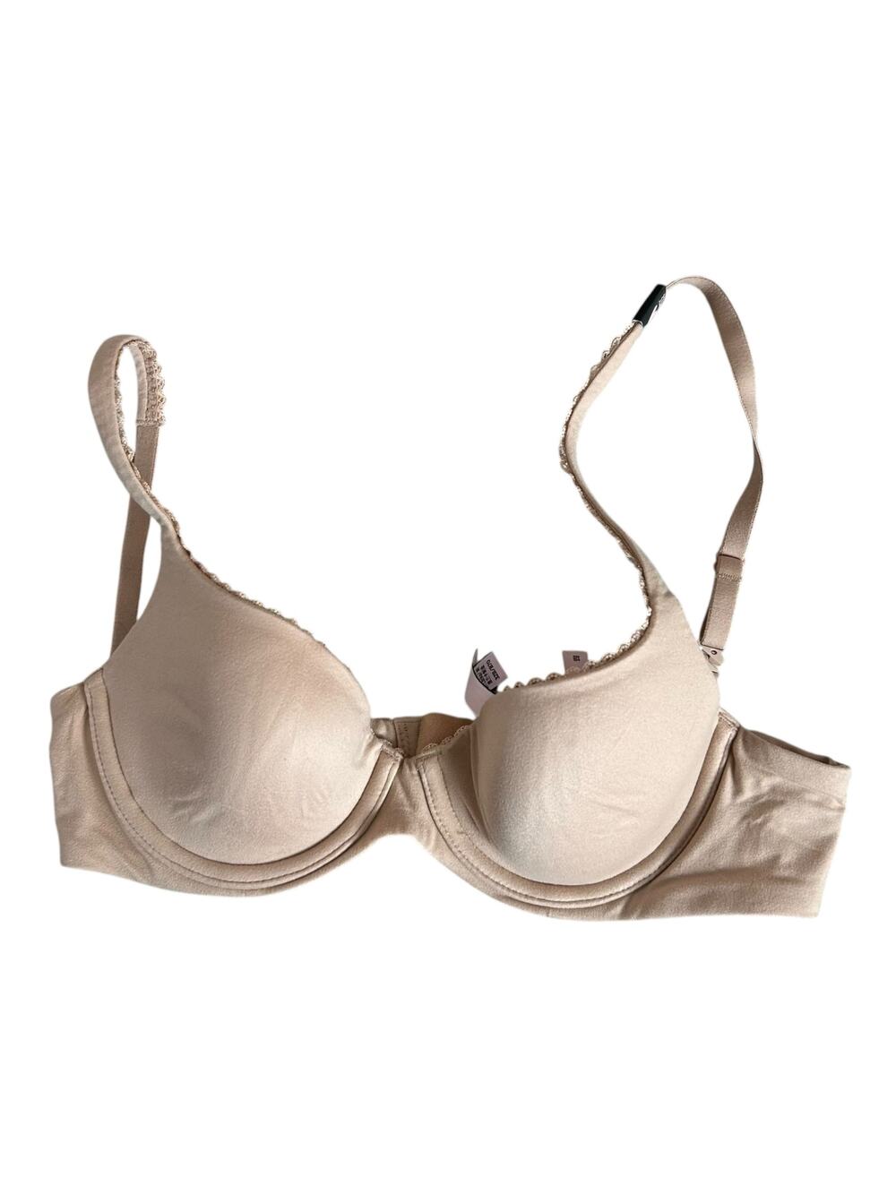 Victoria's Secret Body by Victoria Lined Demi Bra Womens 32B Khaki Tan Underwire